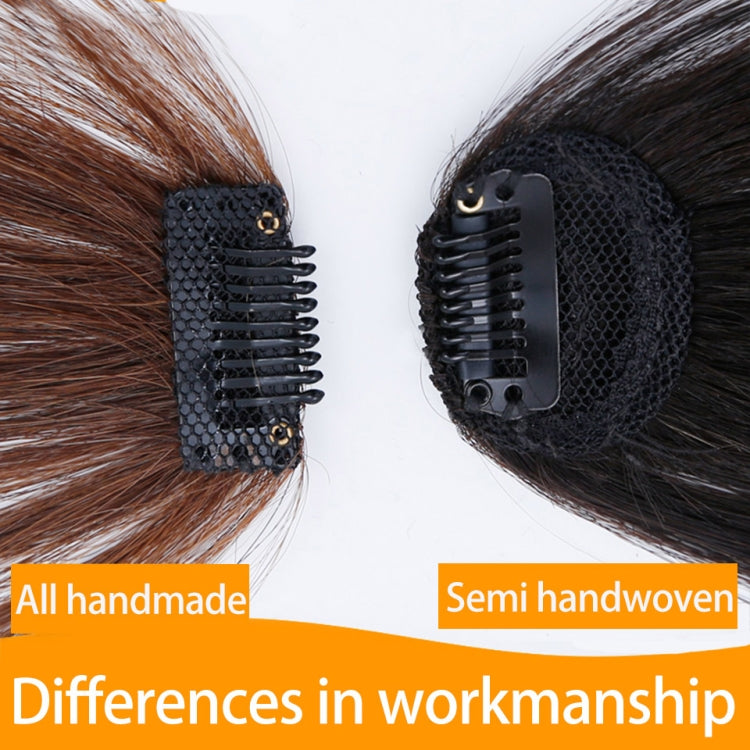 Fake Bangs Clip Hairpiece Synthetic Bangs Hair(Brown) - free shipping - PMC Jewellery - Order now!