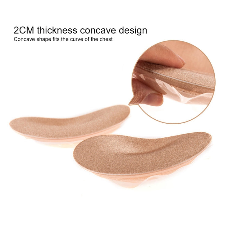 Women Silicone Bra Pad Nipple Cover Stickers Patch Inserts Sponge Bra(Skin) - free shipping - PMC TechLife - Order now!