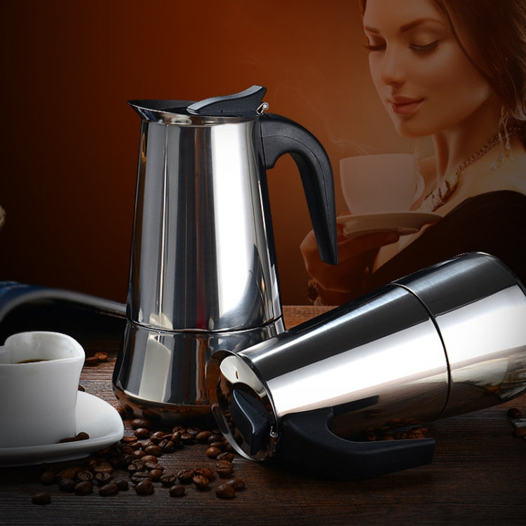 Stainless Steel Moka Coffee Maker Pot Filter(100ml) - free shipping - PMC TechLife - Order now!