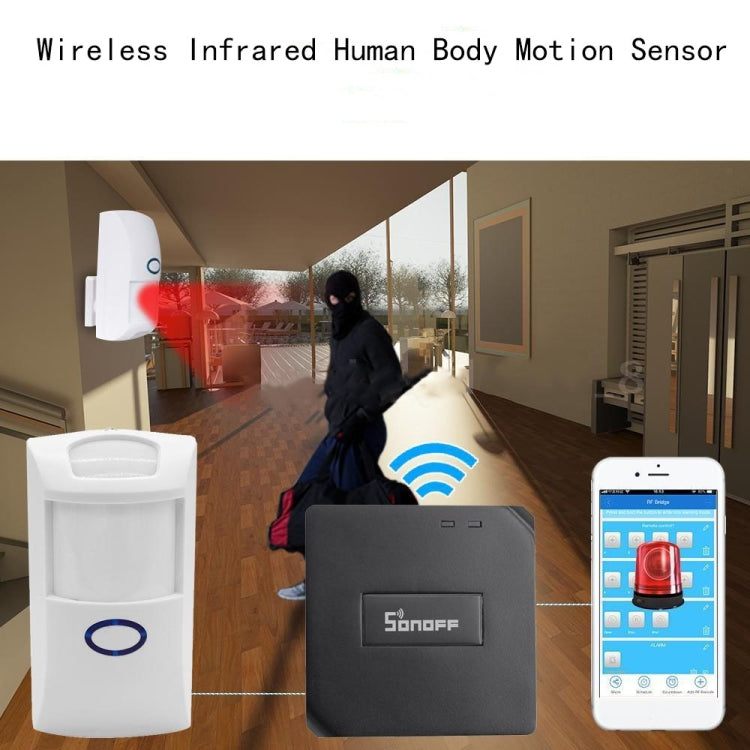 CT60 PIR2 Wireless Infrared Detector Human Body Motion Sensor Wall-Mounted for Smart Home Security Alarm Smart Remote (EU Plug) - Smart Switch by Sonoff | Online Shopping South Africa | PMC Jewellery | Buy Now Pay Later Mobicred