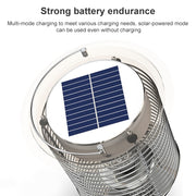 Outdoor Solar Water-resistant Mosquito Lamp Mosquito Repellent, Color:TM02 Black