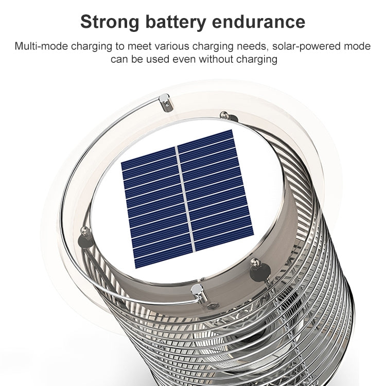 Outdoor Solar Water-resistant Mosquito Lamp Mosquito Repellent, Color:TM02 Black