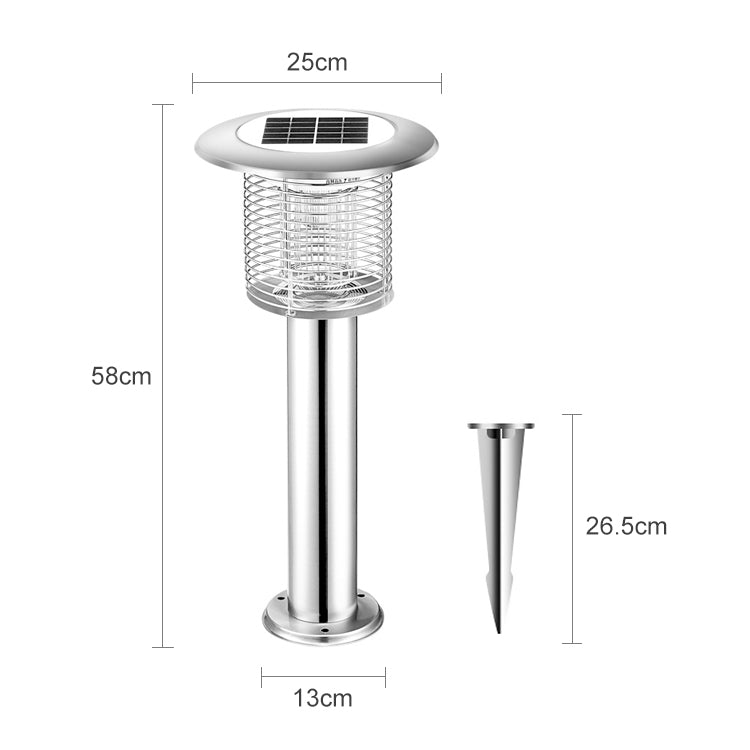 Outdoor Solar Waterproof Mosquito Lamp Mosquito Repellent, Color:TM03 Silver - Outdoor Insect Repellent by PMC TechLife | Online Shopping South Africa | PMC TechLife | Buy Now Pay Later Mobicred