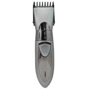 Water-resistant Electric Hair Clipper Rechargeable Hair Trimmer Hair Cutting Machine Haircut Beard Trimer, EU Plug(Grey)