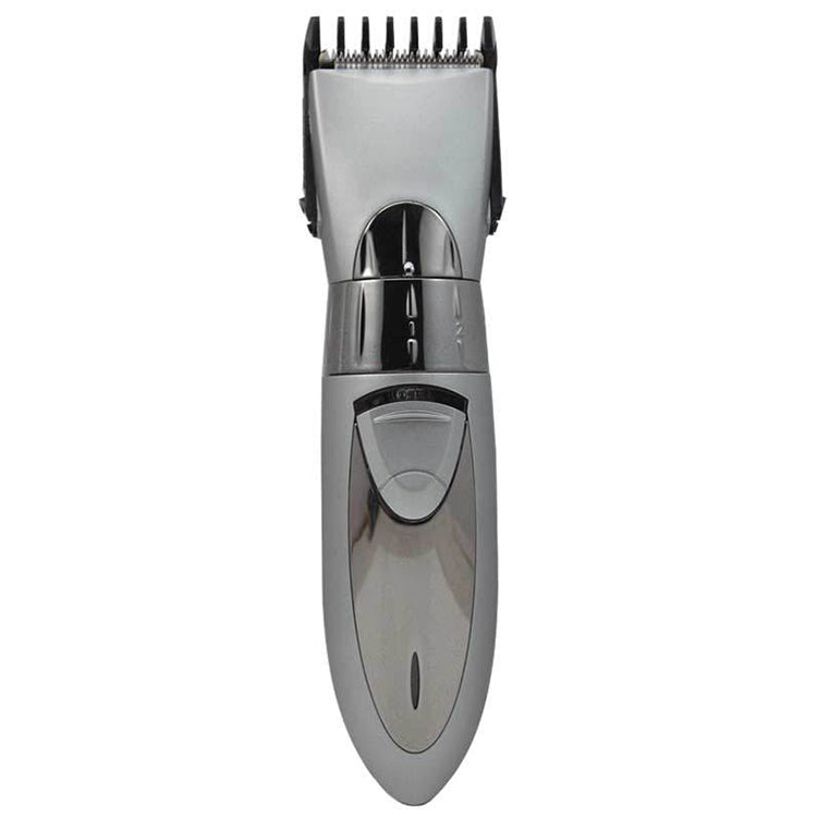 Water-resistant Electric Hair Clipper Rechargeable Hair Trimmer Hair Cutting Machine Haircut Beard Trimer, EU Plug(Grey)