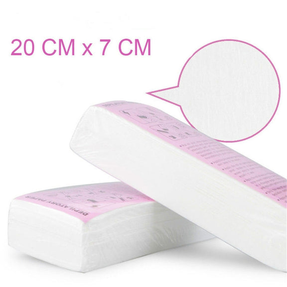 3 Sets Wax Hair Removal Special Paper Non-Woven Hair Removal Paper Honey Wax Removal Wax Special Paper, Specification:100 PCS