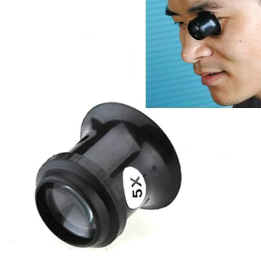 Watch Repair Tool Eyepiece Repair Watch Eye Mask Magnifier, Color:5X - free shipping - PMC Jewellery - Order now!