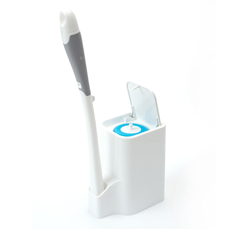 Disposable Toilet Brush Long Handle Cleaning Brush With Base Hanging Toilet Brush Set(White) - Cleaning Tools by PMc TechLife | Online Shopping South Africa | PMc TechLife | Buy Now Pay Later Mobicred