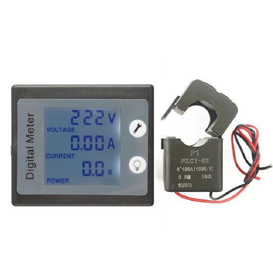 peacefair PZEM-011 AC Digital Display Multi-function Voltage and Current Meter Electrician Instrument, Specification:Host + Opening CT - free shipping - PMC Jewellery - Order now!