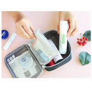 Cute Heart Mini Medicine Bag First Aid Emergency Kits Organizer Outdoor Household Pill Bag, Size: 13x10x4cm(Grey)