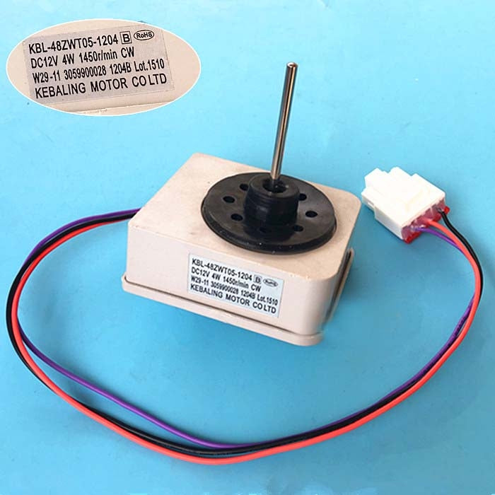 Refrigerator Fan Motor Parts for TCL Omar KBL-48ZWT05-1204 DC12V 4W 1450r/min CW W29-11 3059900028 1204B - Refrigerators & Accessories by PMC TechLife | Online Shopping South Africa | PMC TechLife | Buy Now Pay Later Mobicred