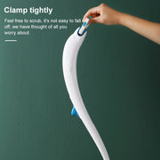 Disposable Toilet Brush Household Toilet Brush with Detergent, Style:Dolphin