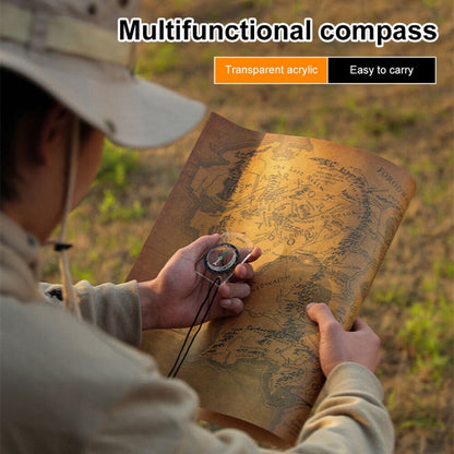 Professional Mini Compass Map Scale Ruler Multifunctional Equipment Outdoor Hiking Camping Survival - Hiking Meter by PMC Jewellery | Online Shopping South Africa | PMC Jewellery | Buy Now Pay Later Mobicred