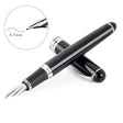 X750 Stationery Stainless Steel Fountain Pen Medium Nib Ink Pens School Oiifice Gift, Nib Size:0.5mm(Black) - Fountain Pens by PMc TechLife | Online Shopping South Africa | PMc TechLife | Buy Now Pay Later Mobicred