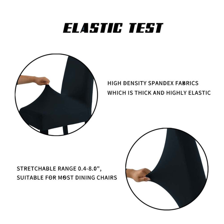 Modern Plain Color Chair Cover Spandex Stretch Elastic Wedding Banquet Chair Covers Dining Seat Cover Pastoral Hotel Cover, Specification:Universal Size(Ginger) - free shipping - PMC TechLife - Order now!