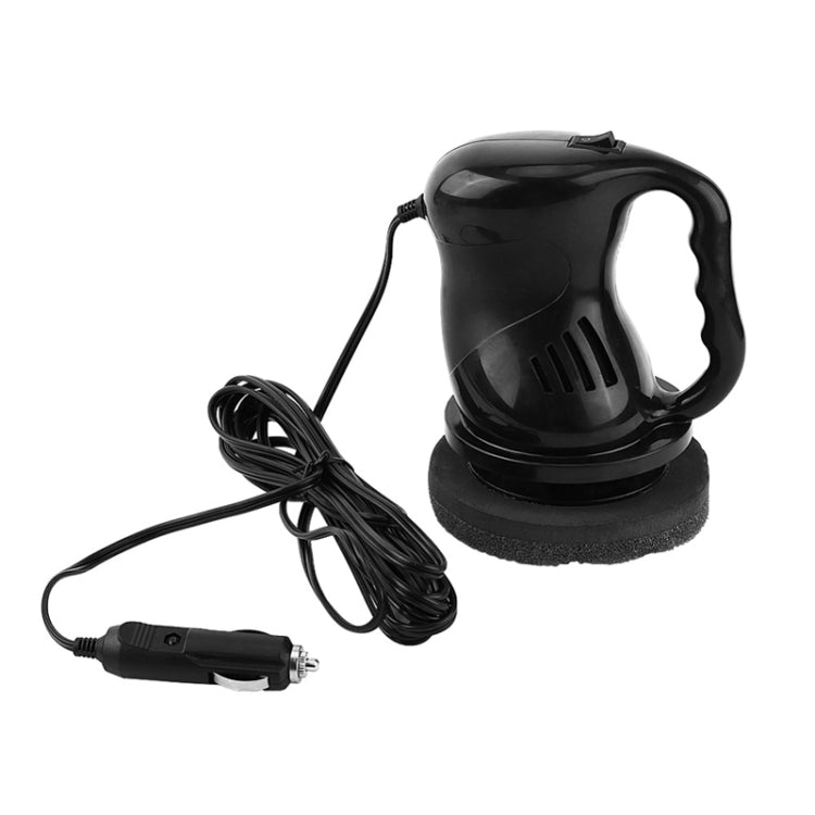 Electric Car Polisher Waxing Polishing Machine Kit Automation Cleaning Car Buffing ABS Car Accessories, Color:black