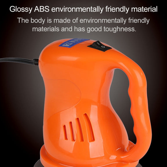 Electric Car Polisher Waxing Polishing Machine Kit Automation Cleaning Car Buffing ABS Car Accessories, Color:orange