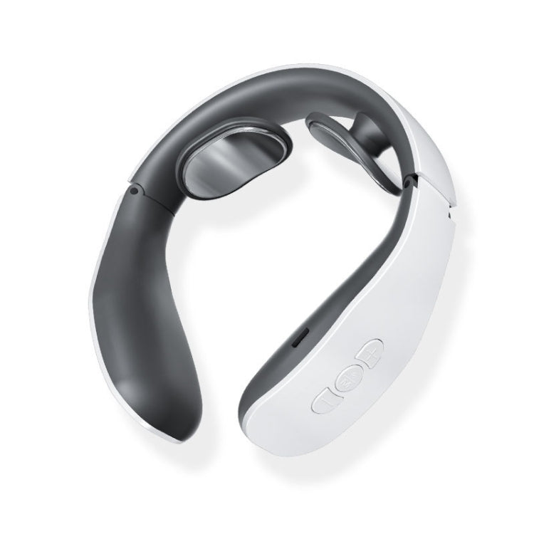 Cervical Massager Electromagnetic Pulse Heating Neck Protector, Style:Battery