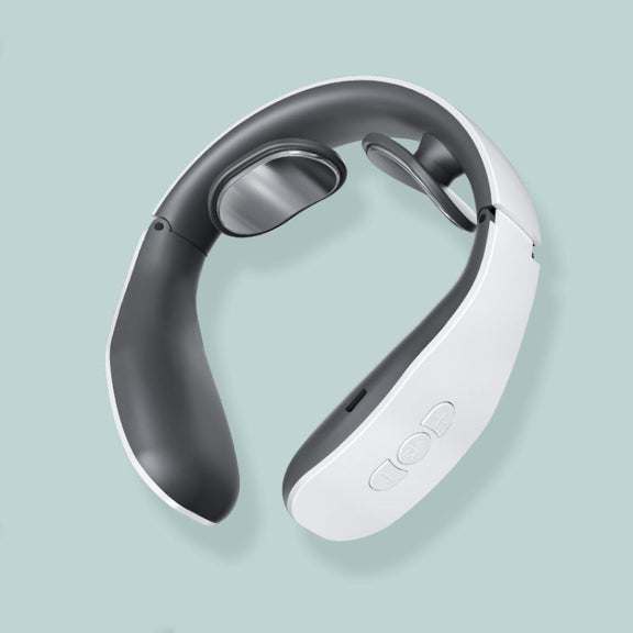 Cervical Massager Electromagnetic Pulse Heating Neck Protector, Style:Battery