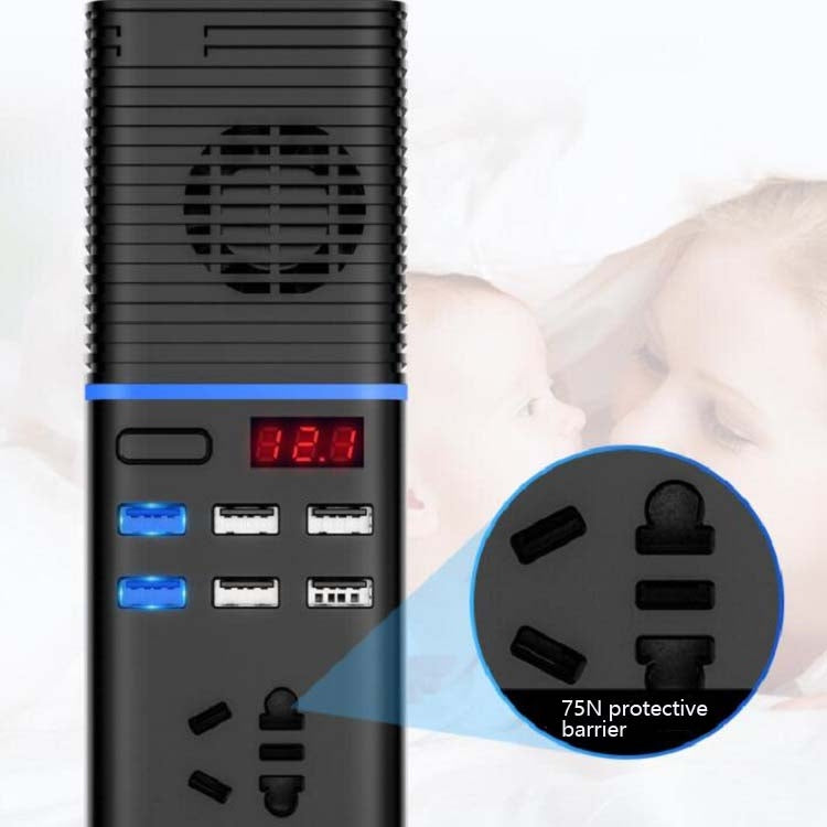 Car Inverter 12v/24v To 220v Household Power Converter Multi-Function Car Socket, Specification:V20-C For Cars - Others by PMC TechLife | Online Shopping South Africa | PMC TechLife | Buy Now Pay Later Mobicred