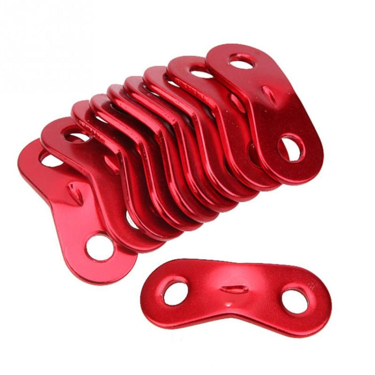10 PCS Outdoor Camping Aluminum Alloy Cord Runners Rope Tensioners Tent Guy Line Rope Tensioners(Red) - Tents & Accessories by PMC TechLife | Online Shopping South Africa | PMC TechLife | Buy Now Pay Later Mobicred