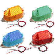 DC24V Led Mini Strobe Signal Warning Light Silent Warning Light(Blue)