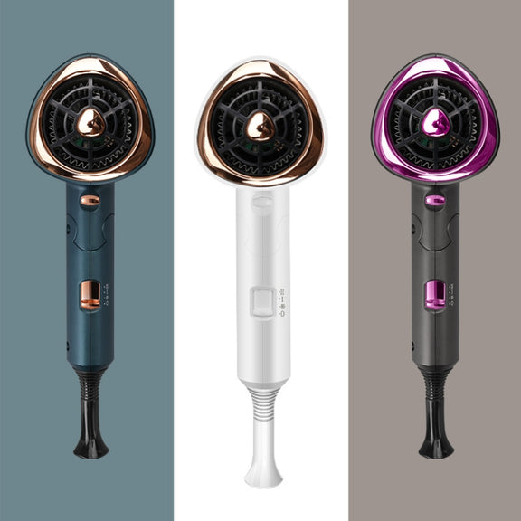 Mingge T1 T Style 1800W High-power Cold Hot Air Wind Fast Drying Folding Hair Dryer, Plug Type:EU Plug(White)