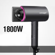 Mingge T1 T Style 1800W High-power Cold Hot Air Wind Fast Drying Folding Hair Dryer, Plug Type:UK Plug(White)