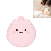 Cartoon Silicone Mini Warm Belly Warm Palace Water Injection Explosion-Proof Warm Water Bag(Coral Powder)
