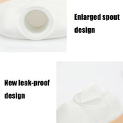 Cartoon Silicone Mini Warm Belly Warm Palace Water Injection Explosion-Proof Warm Water Bag(Coral Powder)
