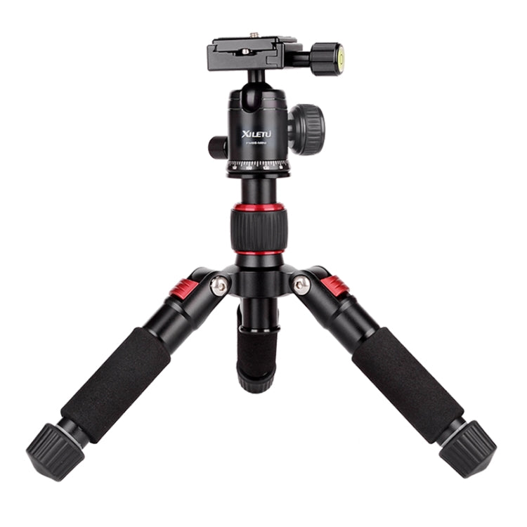 Xiletu FM5S-MINI 5-Section Folding Legs Mini Desktop Tripod Mount(Red) - free shipping - PMC TechLife - Order now!