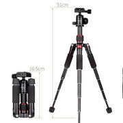 Xiletu FM5S-MINI 5-Section Folding Legs Mini Desktop Tripod Mount(Red)