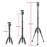 Xiletu FM5S-MINI 5-Section Folding Legs Mini Desktop Tripod Mount(Black)