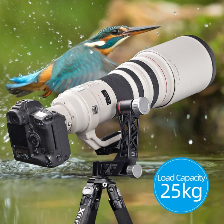 Xiletu Xgh3 360 Degree Rotation Horizontal Cantilever Hollow Gimbal Tripod Head - free shipping - PMC TechLife - Order now!