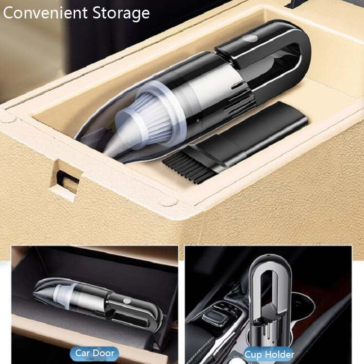 120W Car Vacuum Cleaner Car Small Mini Internal Vacuum Cleaner, Specification:Wireless, Style:Turbine Motor - free shipping - PMC TechLife - Order now!