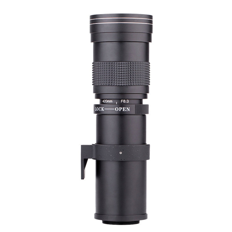 Lightdow 420-800mm Zoom Camera Lens Optical Glass Coating Photographic Lens