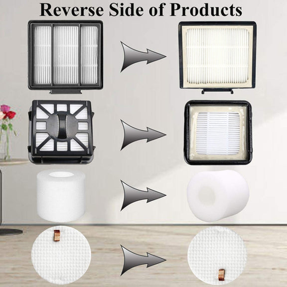 8 PCS/Set Vacuum Cleaner Filter Set For Shark IQ R101AE IQ R101 / RV1001