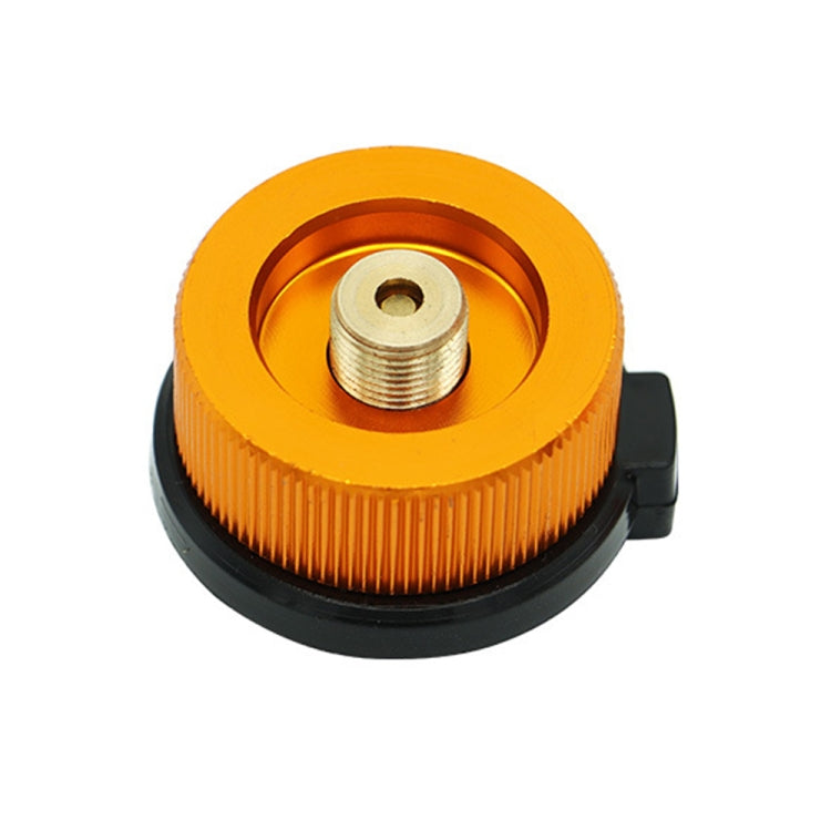 2 PCS Outdoor Camping Hiking Stove Burner Adaptor Split Type Furnace Converter Connector Auto-off Gas Cartridge Tank Cylinder Adapter(Orange) - Others by PMc TechLife | Online Shopping South Africa | PMc TechLife | Buy Now Pay Later Mobicred