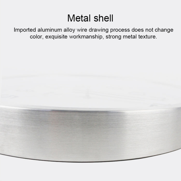 Smart Network Automatic Time Synchronization Wifi Wall Clock Modern Minimalist Silent Living Room Clock, Size:16 inch(White) - free shipping - PMc TechLife - Order now!