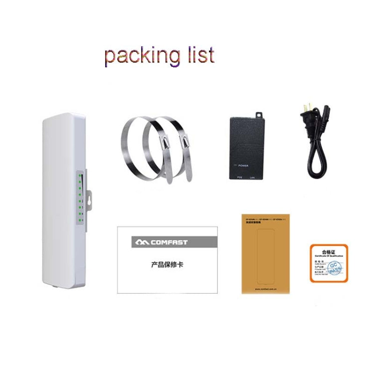 2 PCS COMFAST E314n 300mbps Covers 5 Kilometers Wifi Base Station Wireless Bridge, Plug Type:EU Plug - free shipping - PMC Jewellery - Order now!