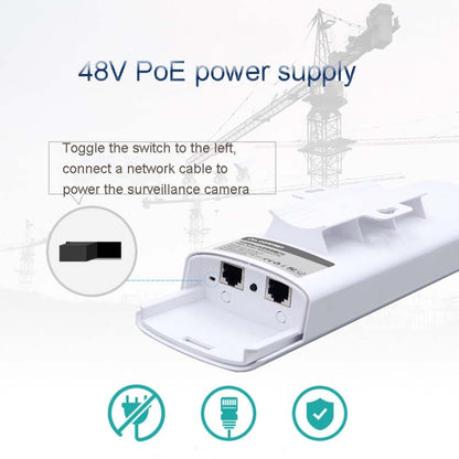 2 PCS COMFAST E314n 300mbps Covers 5 Kilometers Wifi Base Station Wireless Bridge, Plug Type:EU Plug - free shipping - PMC Jewellery - Order now!