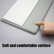 Wireless Keyboard Support Memory Foam Silicone Wrist Pad Base for Apple Magic Keyboard 2, Size:L(Grey)