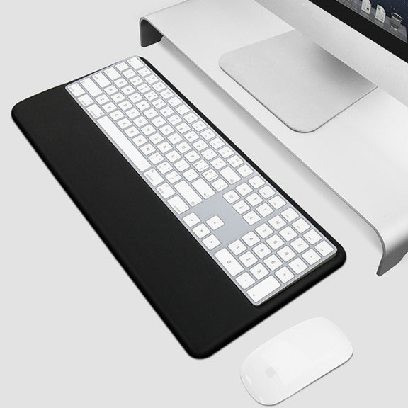 Wireless Keyboard Support Memory Foam Silicone Wrist Pad Base for Apple Magic Keyboard 2, Size:L(Grey)