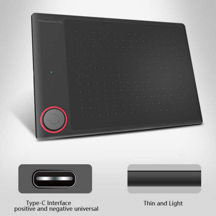 10Moons G30 Magic Circle Digital Tablet Can Be Connected To Mobile Phone Hand-Painted Board Painting Drawing Board with 8192 Passive Pen - free shipping - PMC Jewellery - Order now!