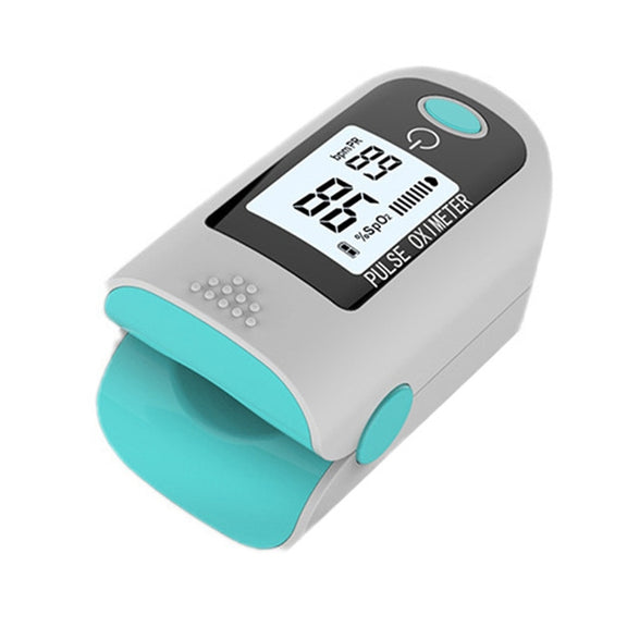 X1805 Oxygen Saturation Detector Medical Monitoring Heart Rate Finger Clip Oximeter (Blue)