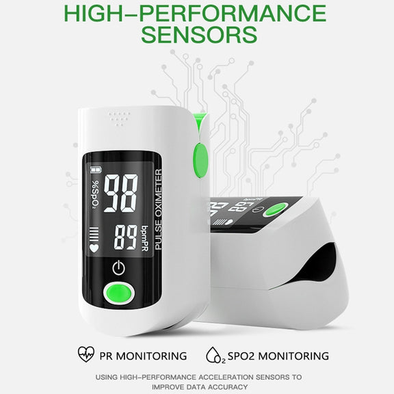 X1805 Oxygen Saturation Detector Medical Monitoring Heart Rate Finger Clip Oximeter (Blue)