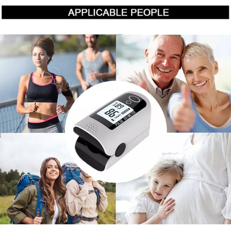 X1805 Oxygen Saturation Detector Medical Monitoring Heart Rate Finger Clip Oximeter (Blue)