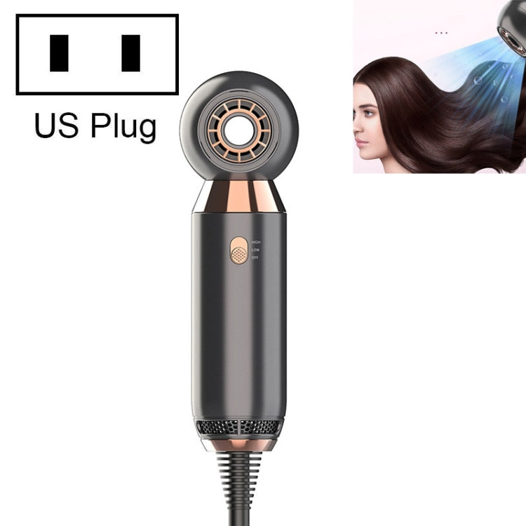 Mdjc-806 Travel Leafless Mini Hair Dryer Hotel Wall-Mounted Hair Dryer(US Plug) - free shipping - PMC TechLife - Order now!