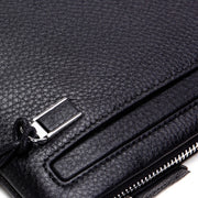 Men Leather Casual Clutch Leather Smart Anti-Theft & Anti-Lost Coin Purse, Size:Small