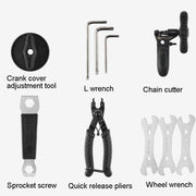 BIKEHAND Bicycle Tool Box Set Renovation Vehicle Tool Kit Riding Equipment Accessories